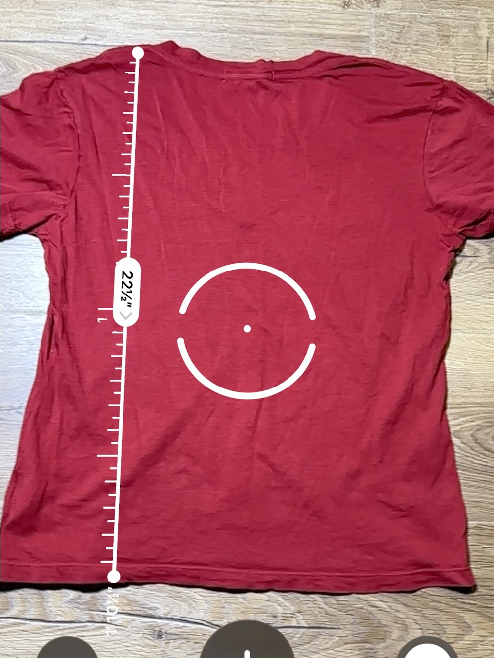 perfectwhitetee 100% Cotton Red V-Neck Short Sleeve Tee Small - Picture 6 of 7